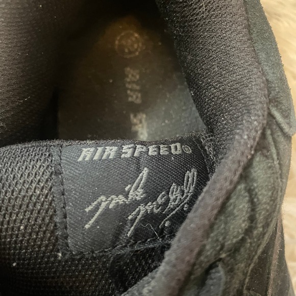 Mike Mcgill Air Speed Suede Leather Skateboard Shoes Sneakers Black Size 10 - Picture 7 of 7
